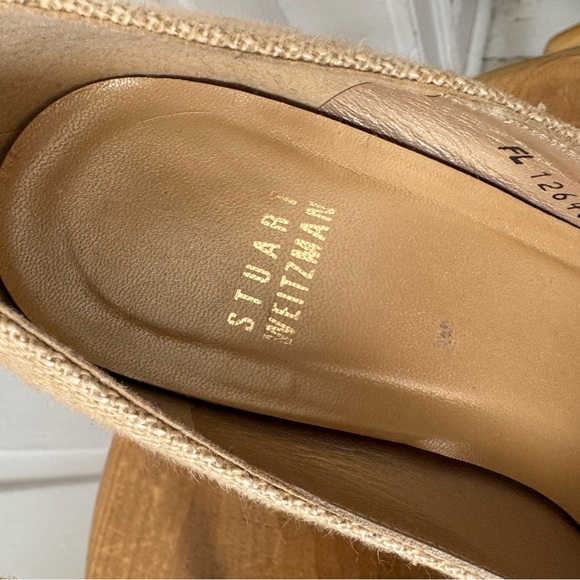 Woven Stuart Weitzman peep to heels - Picture 7 of 8